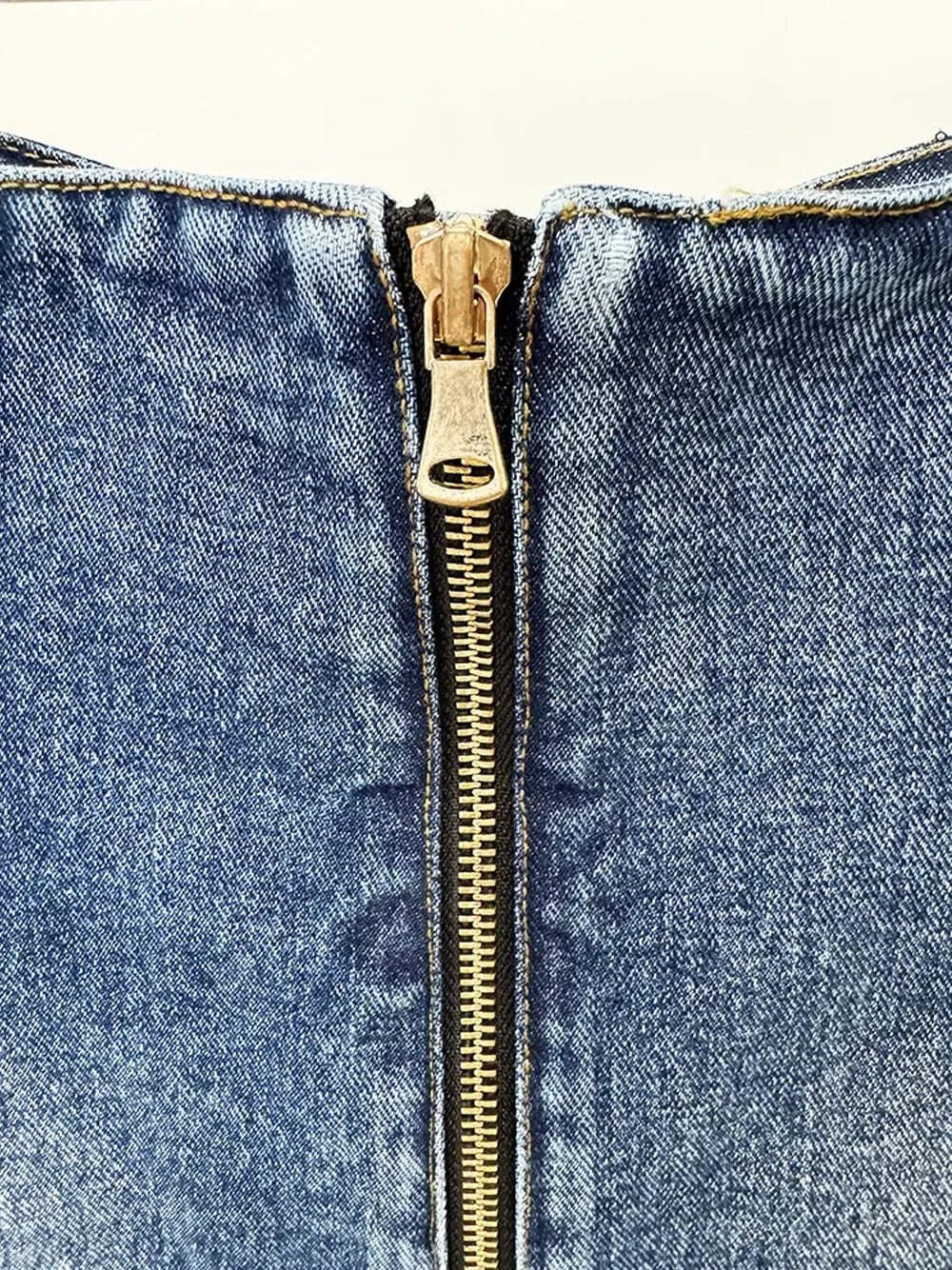 OCHO Denim Mini Skirt