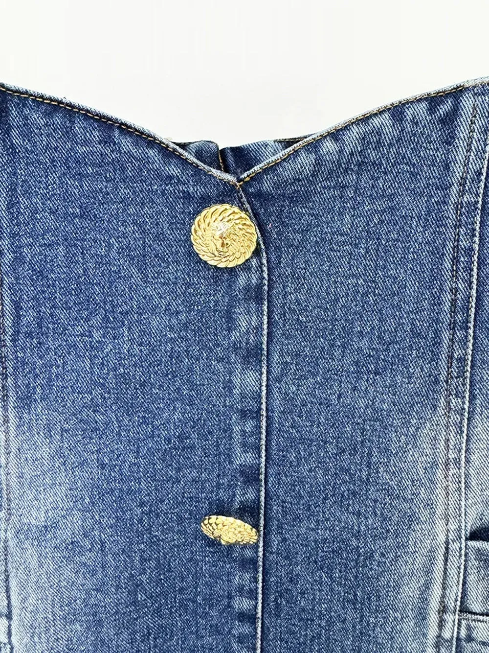 OCHO Denim Mini Skirt